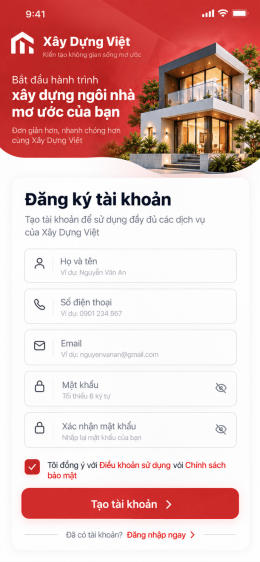 App xây dựng